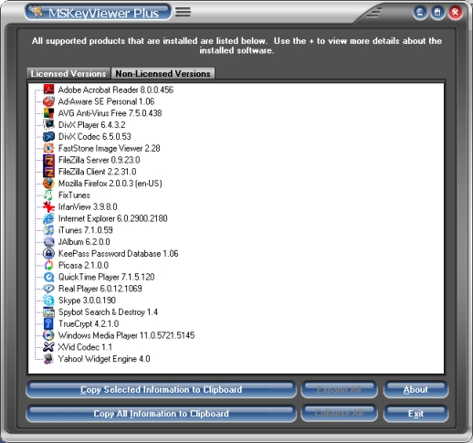 Télécharger MSKeyViewer Plus