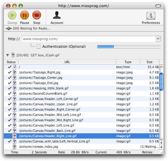 Télécharger Web Dumper pour Mac